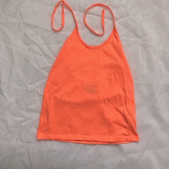 Tank top bright fluorescent orange - Picture 1 of 3